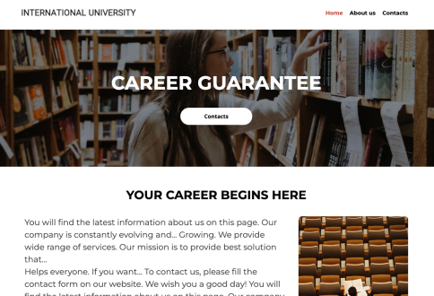 Education/International University